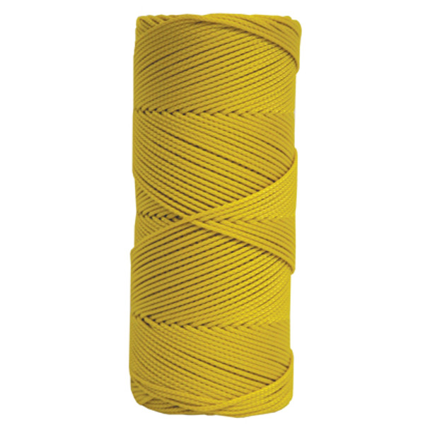 Yellow Braided Nylon Mason's Line - 500' Tube | Kraft Tool