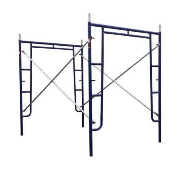 S-style walk-through frame scaffolding set