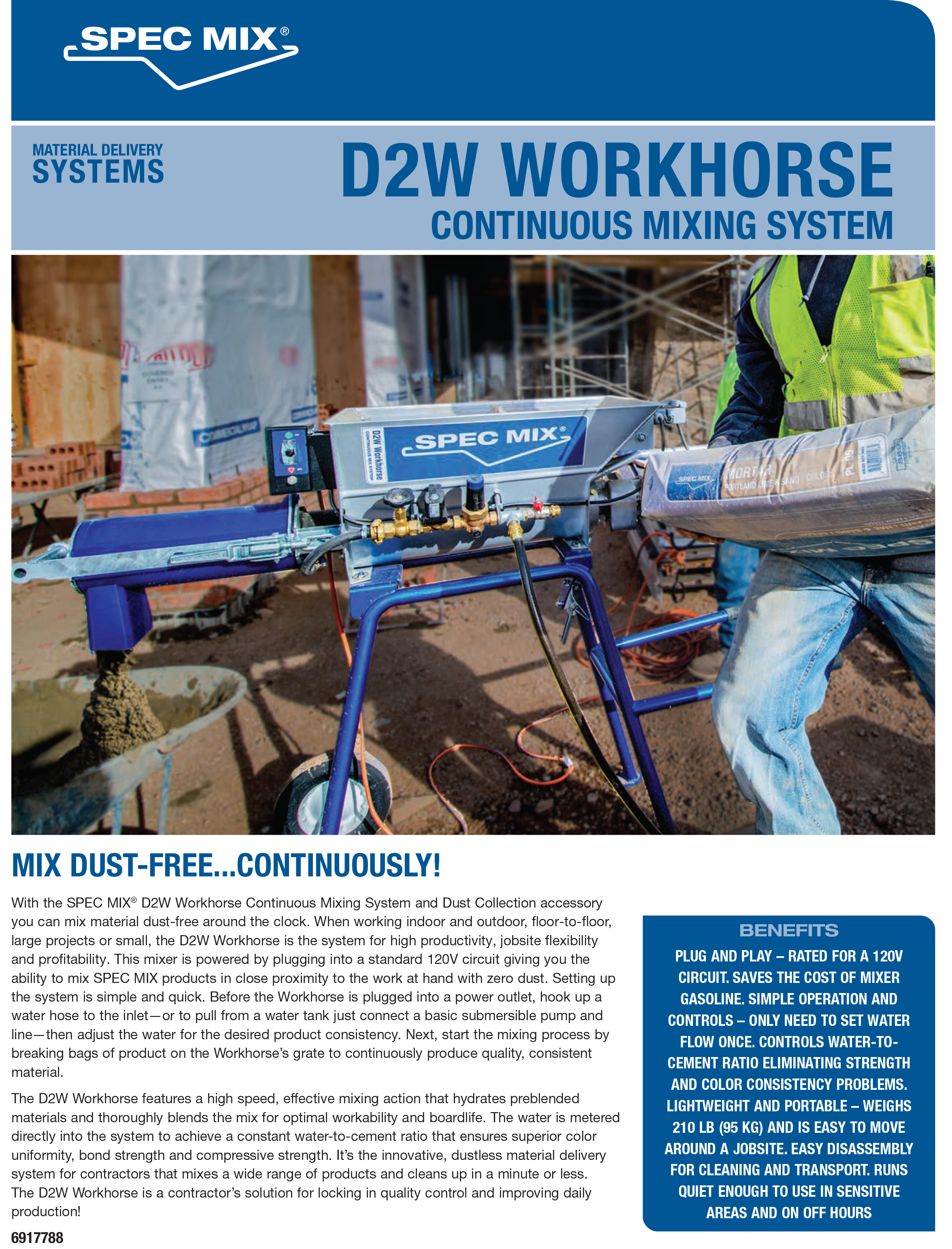 SPEC MIX D2W Workhorse | Southwest Scaffolding
