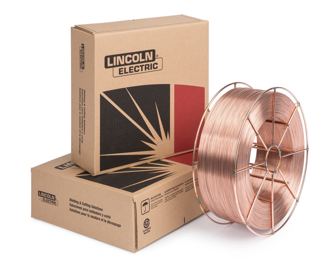 Lincoln ER70S 6 SuperArc L 56 MIG Welding Wire 035 On 33 Lb Steel Spools secondary-rack-3-wire-with-spool-insulator-lazada-ph