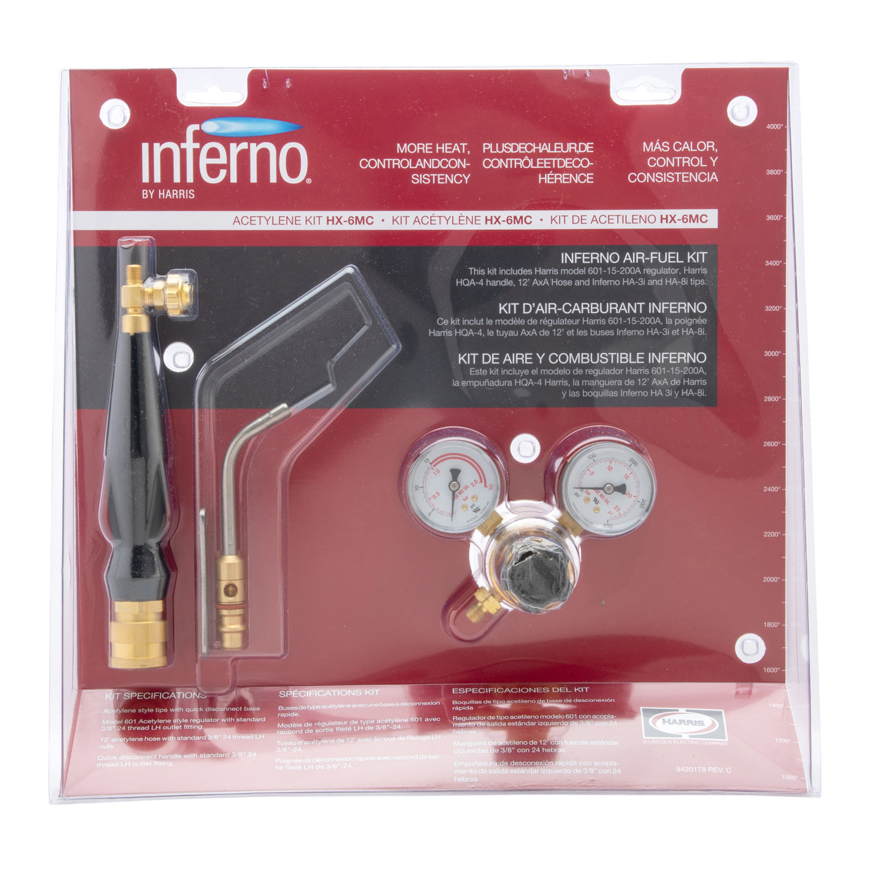 Harris Inferno HX-5MC Plumber's Acetylene Torch Kit