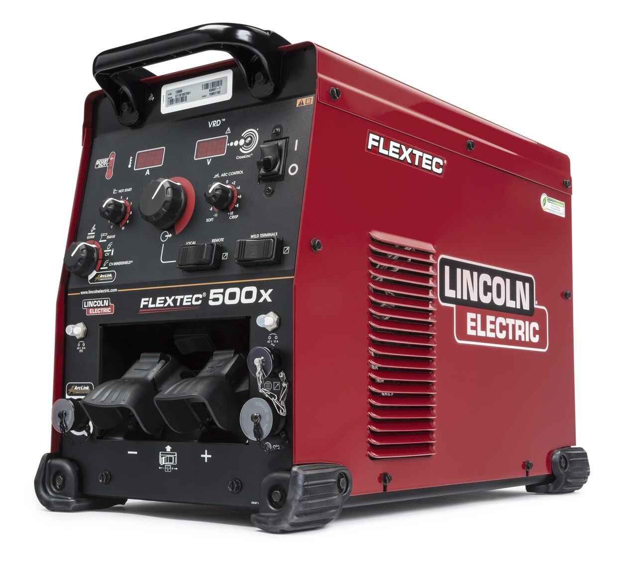 wkwiwkレッド76cmAM Lincoln Flextec 500X Multi-Process Welder K3607-1