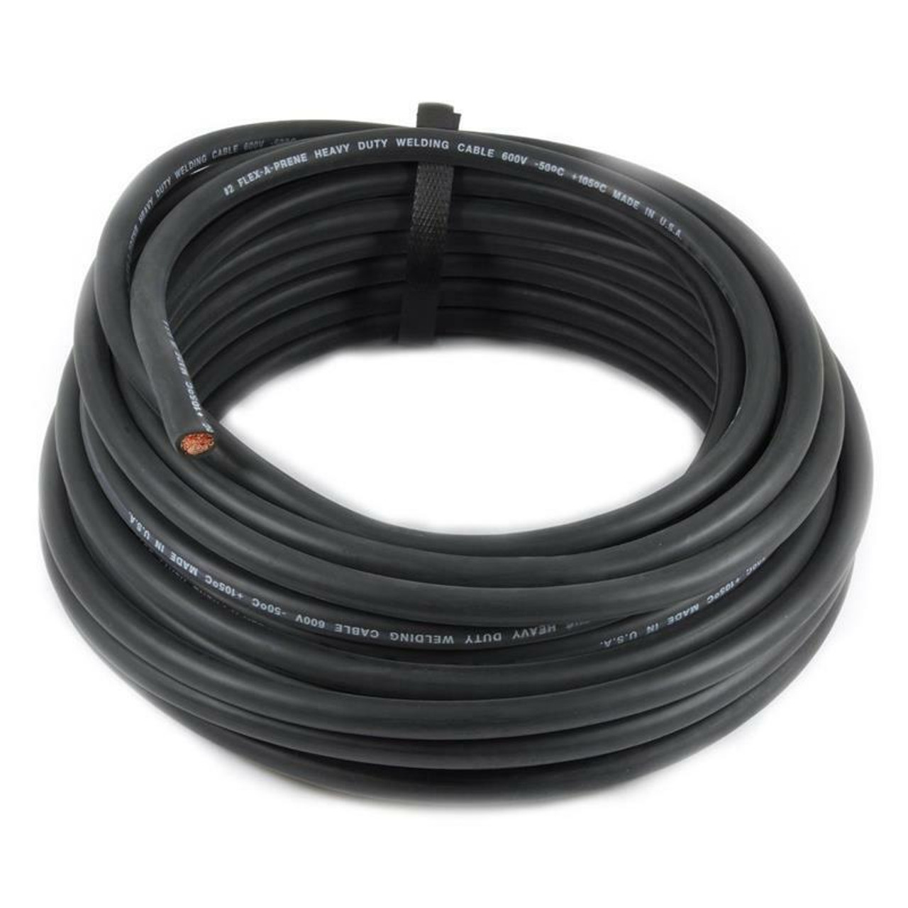 Direct Wire & Cable 100 Foot of Black 1/0 Flex-A-Prene Welding