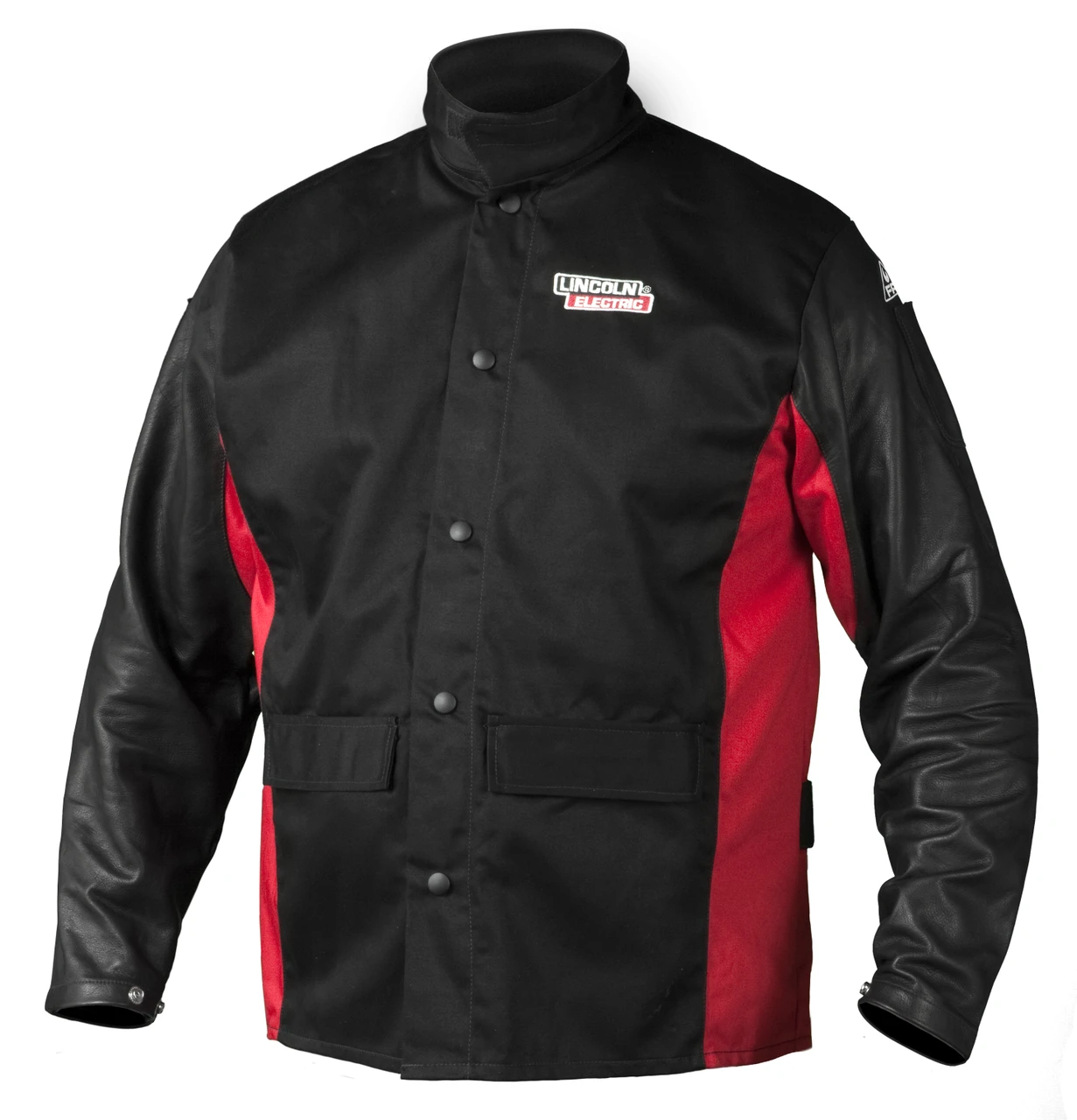 Lincoln Electric Flame-Resistant Heavy Duty Leather Welding Jacket – Brown, X-Large