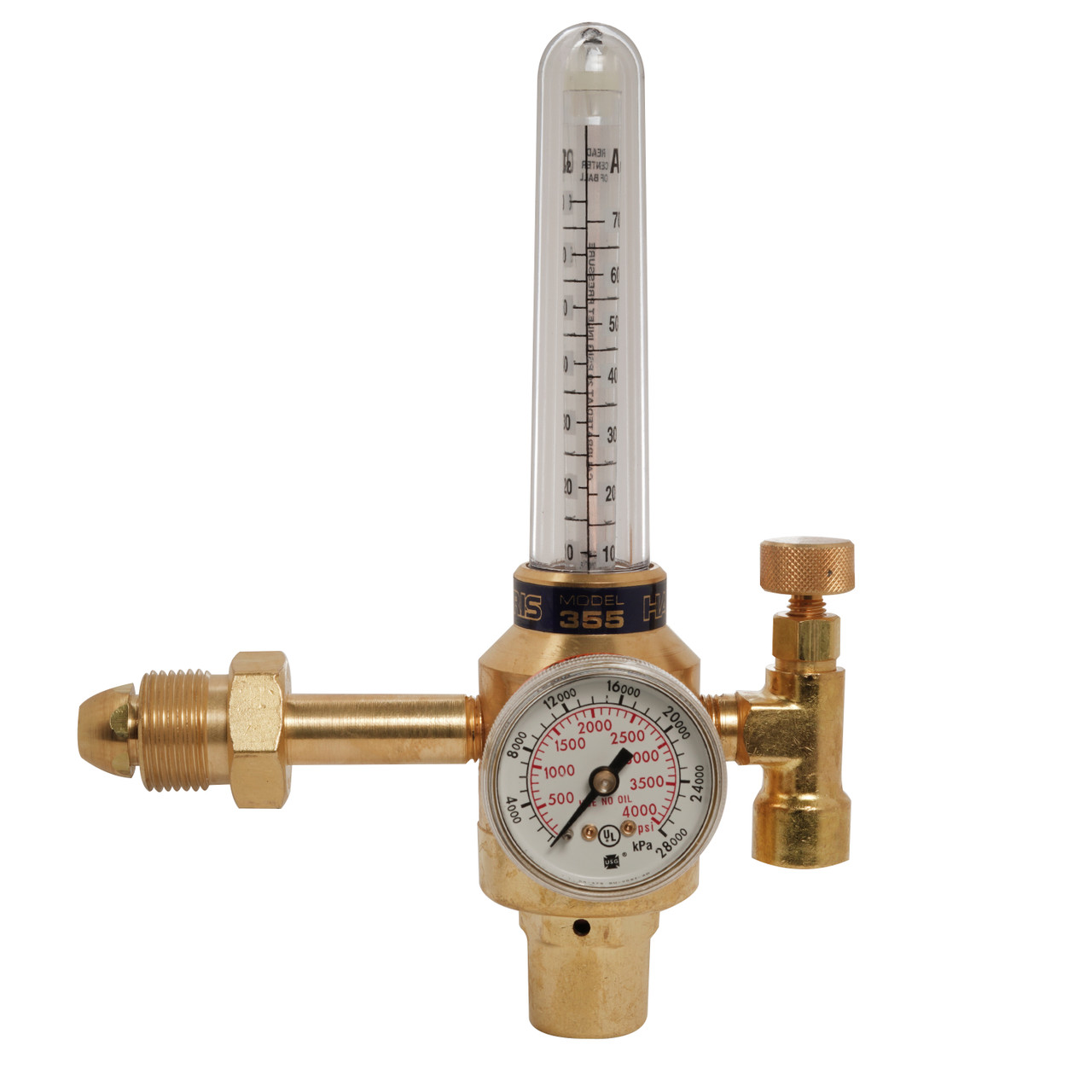 Harris 355-2-Ar-580 Argon CO2 Flowmeter Regulator - 3100200