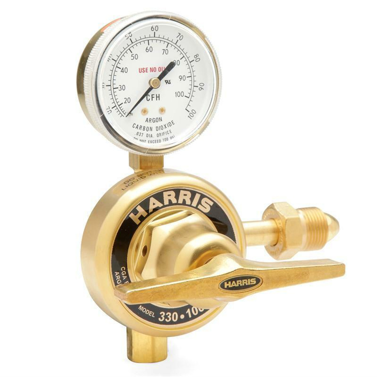 Harris Model 330 Carbon Dioxide Single Stage Liquid Cylinder Gaseous  Withdrawal Regulator 330-500-320 - 3001099