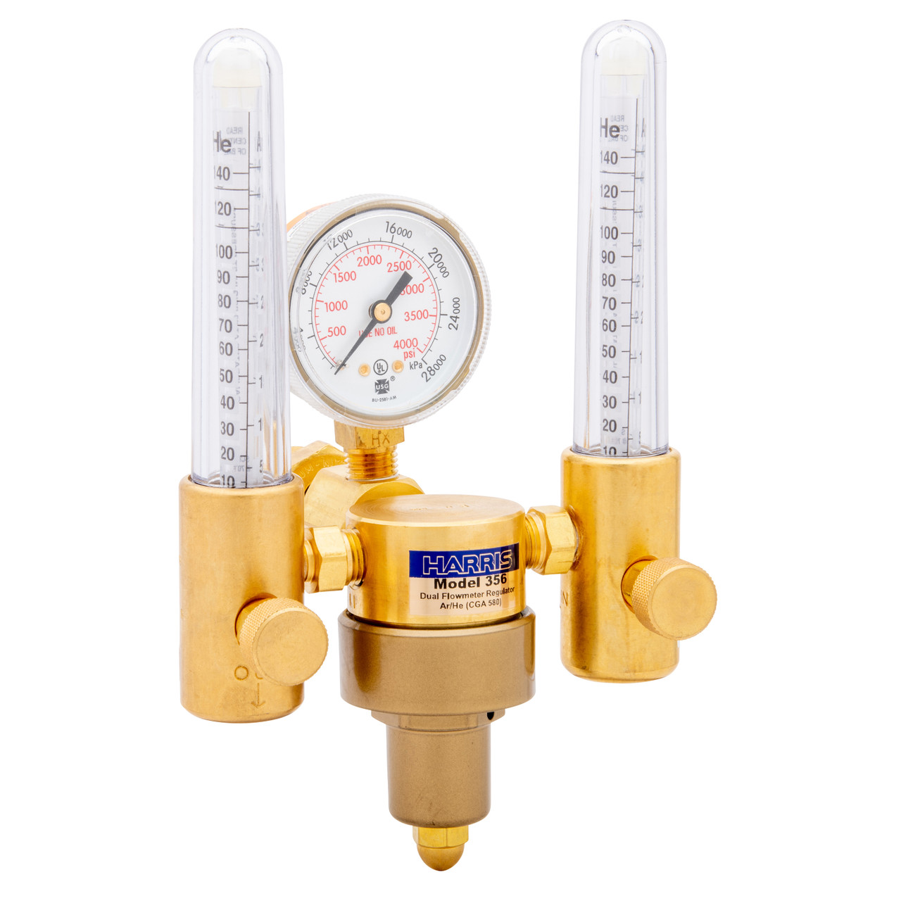 Régulateur d'argon Brass pressure reducer flowmeter gas regulator