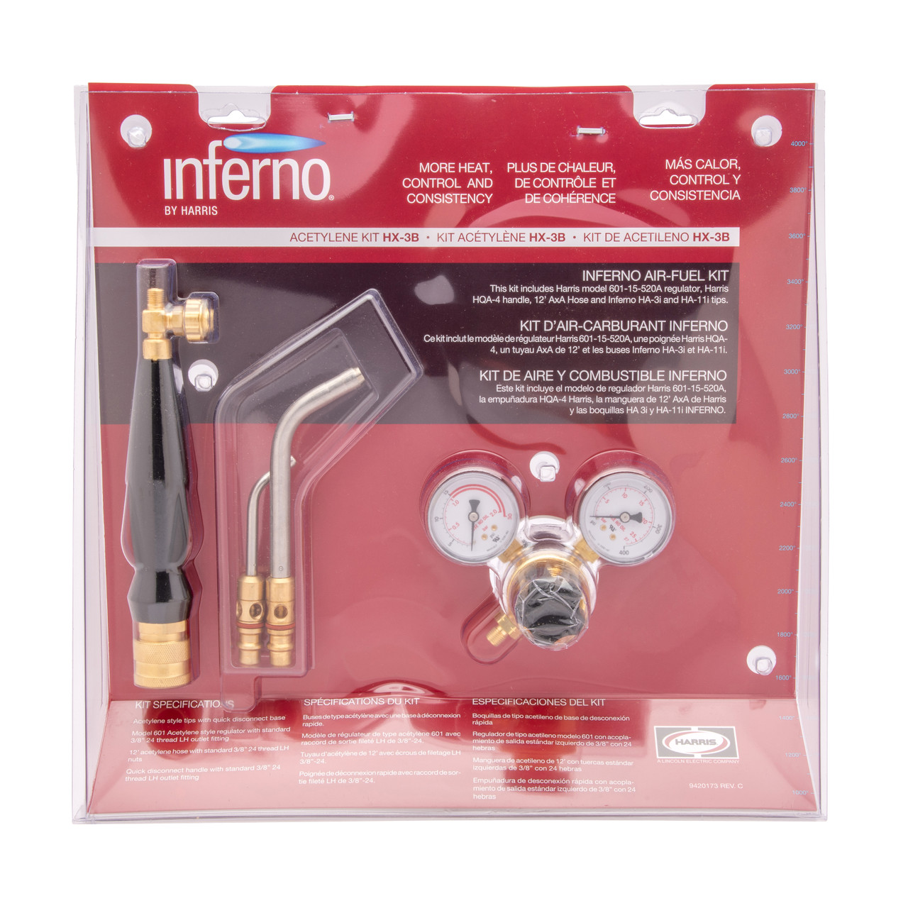 Harris Inferno HX-3B Plumber's Acetylene Torch Kit