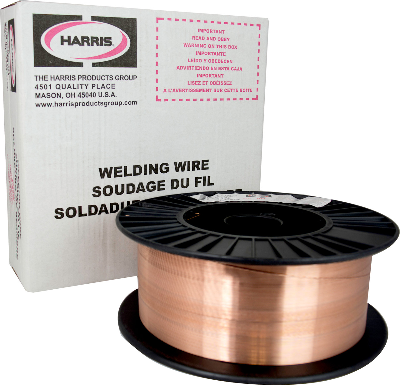 Harris E70S6 .035 MIG Welding Wire 33 lb. Spools Full Skid 1782 lbs.