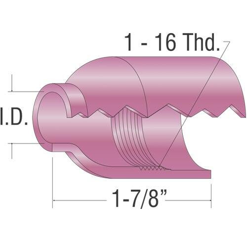 Profax 57N75 Alumina Cup 3/8
