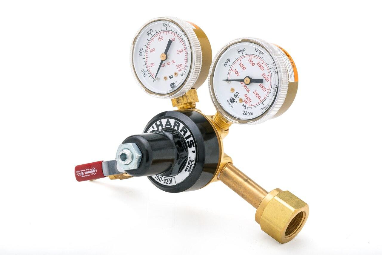 Harris 201-100P-320i-G CO2 Brass Beverage Regulator 3002260