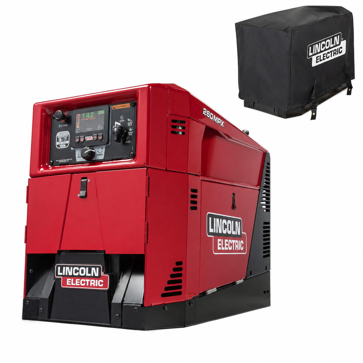Lincoln Ranger 260MPX Engine Welder Generator w/ Free Canvas Cover