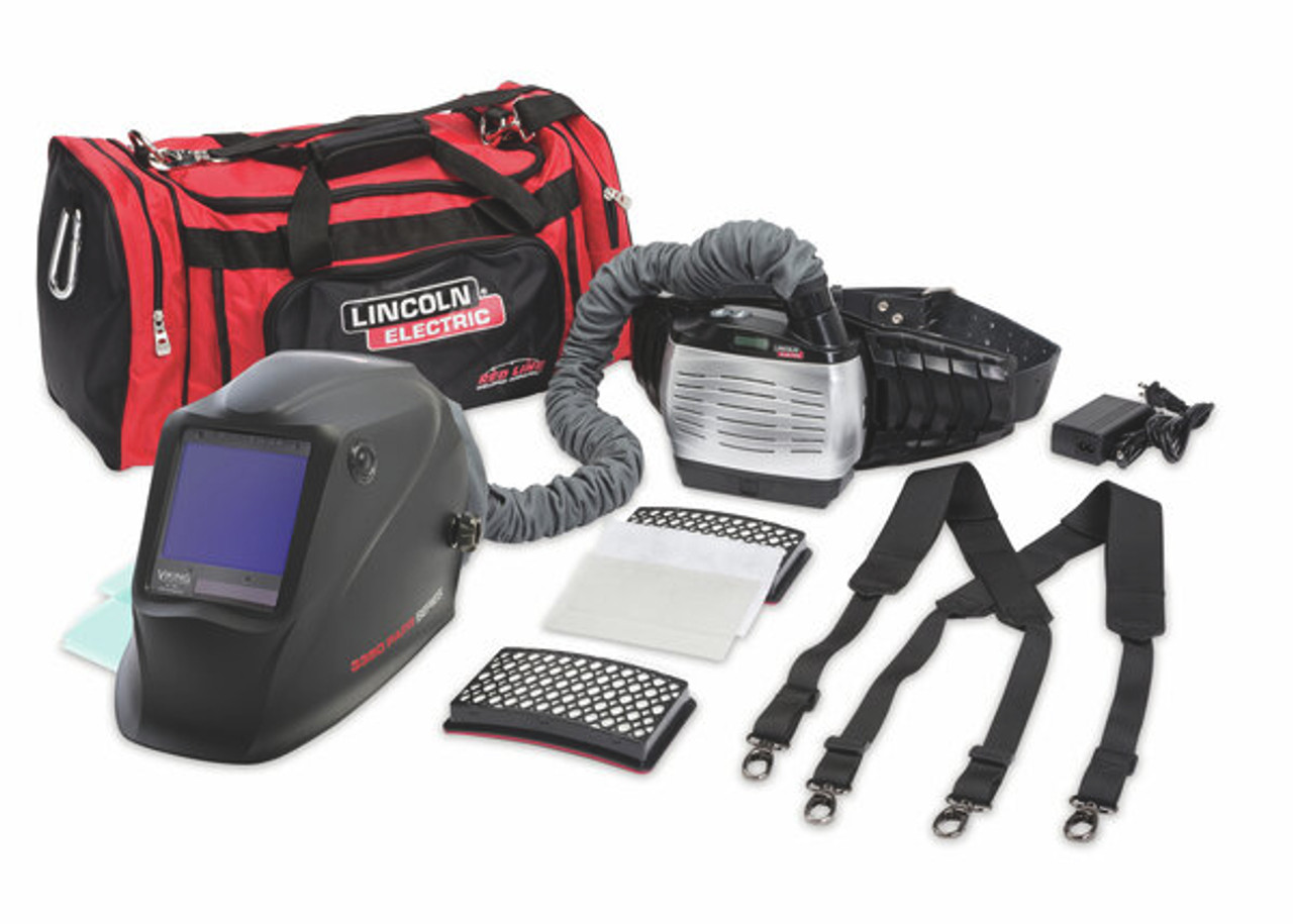 Lincoln Viking 3350 Welding Helmet XG PAPR with Extended Battery K3930-6