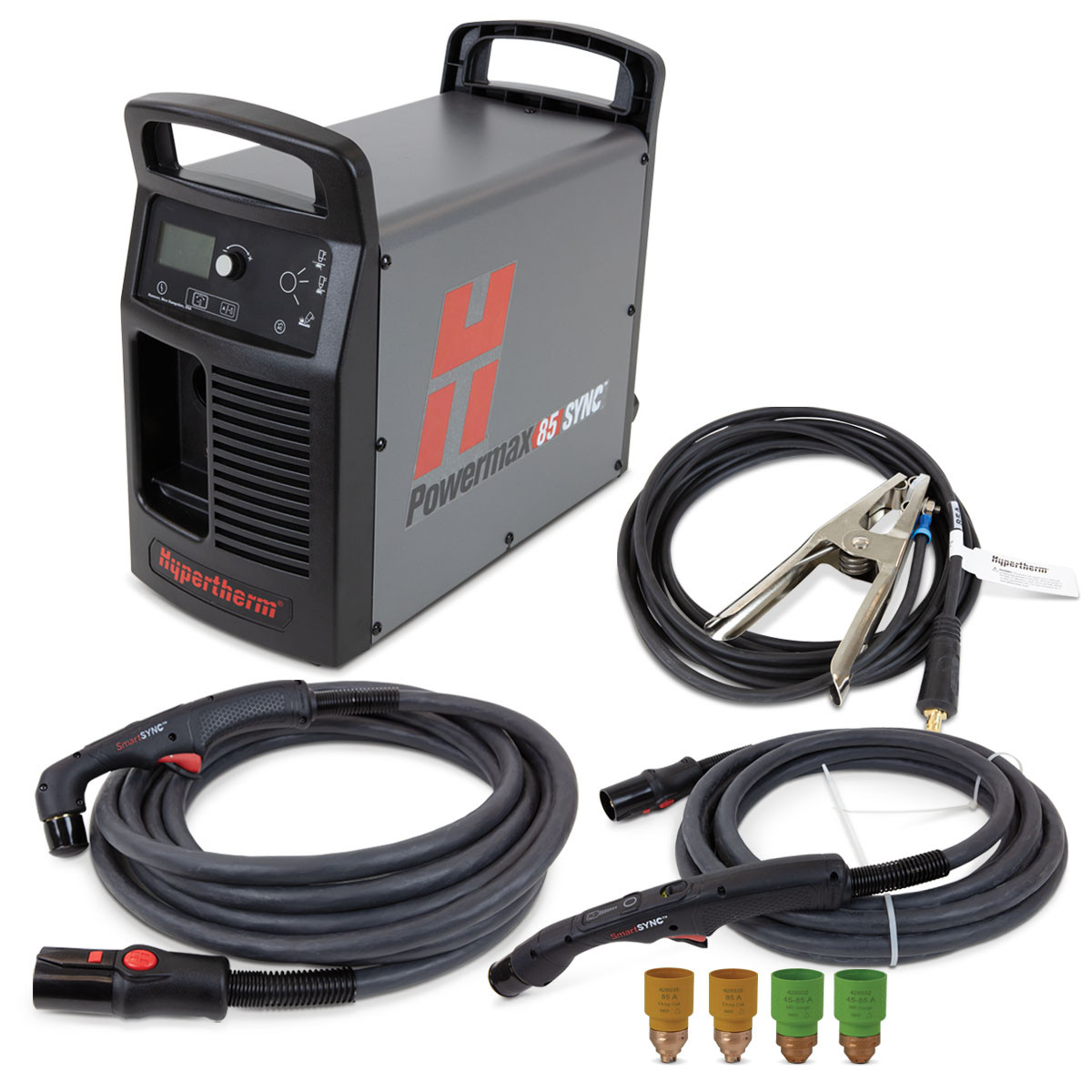 Hypertherm Powermax 85 SYNC Plasma Cutter w/ CPC Port, 75 and 15