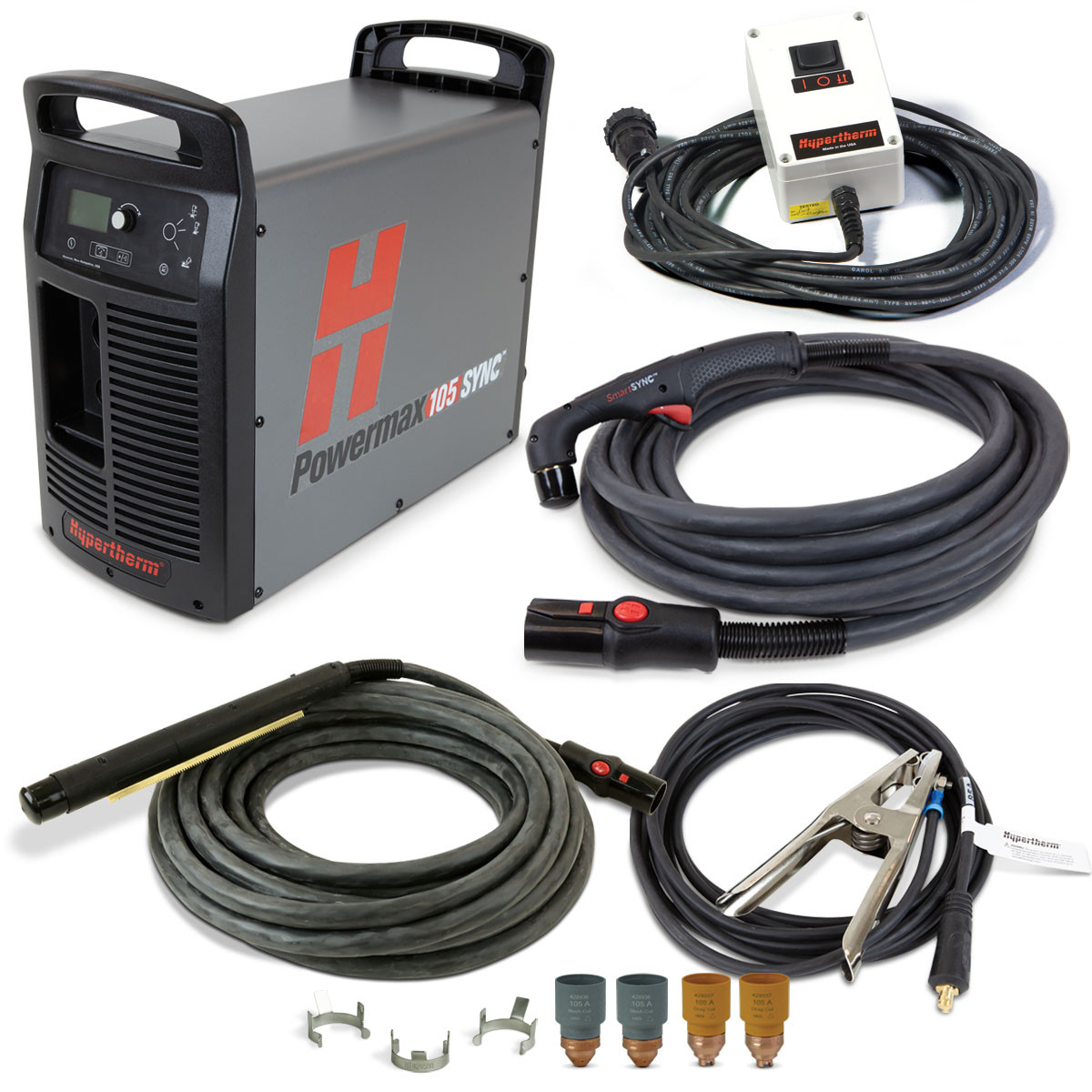 Hypertherm Powermax105 SYNC system, 200-600V 3-PH, CSA, CPC port