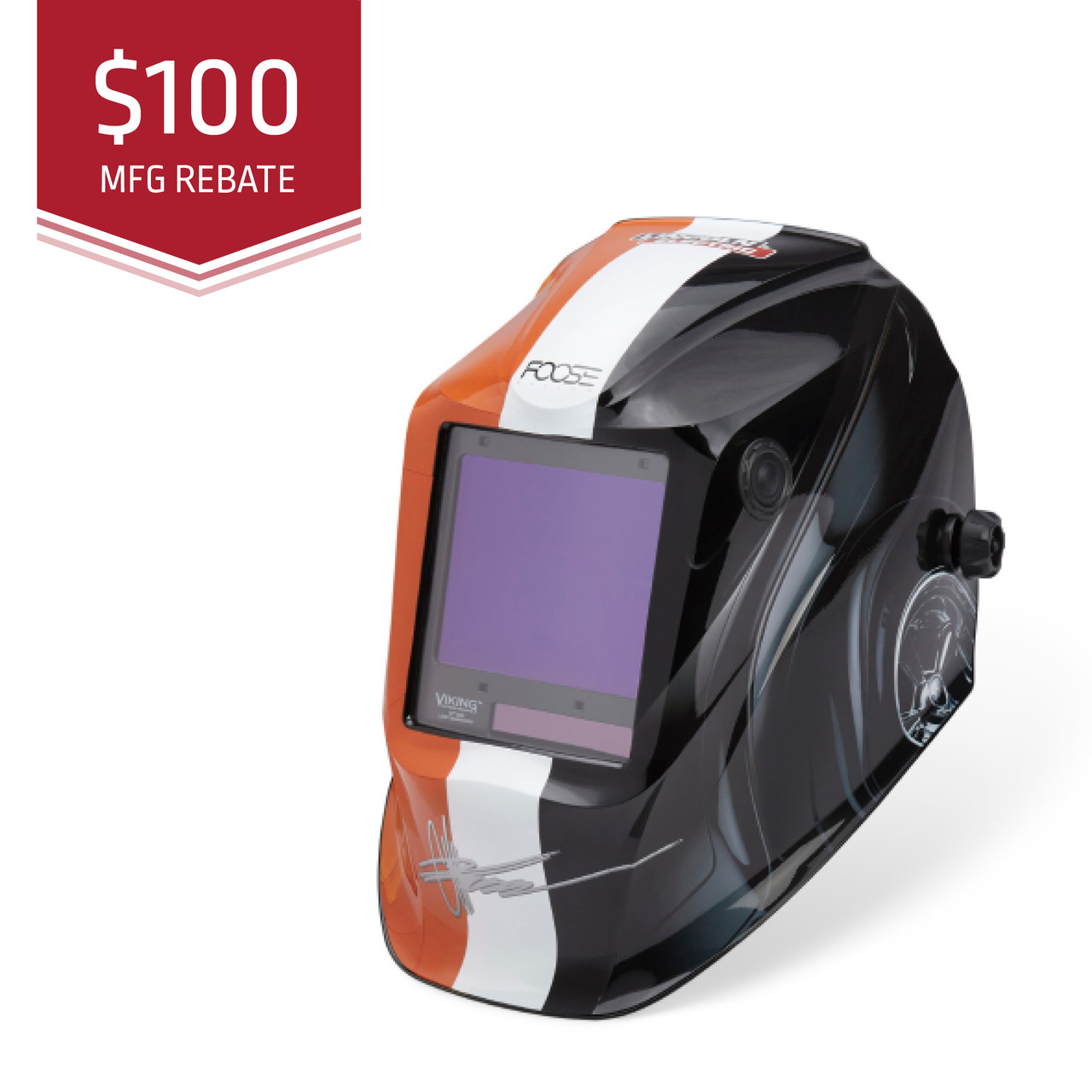 Lincoln Viking 3350 Foose Monarch Welding Helmet K5133-4