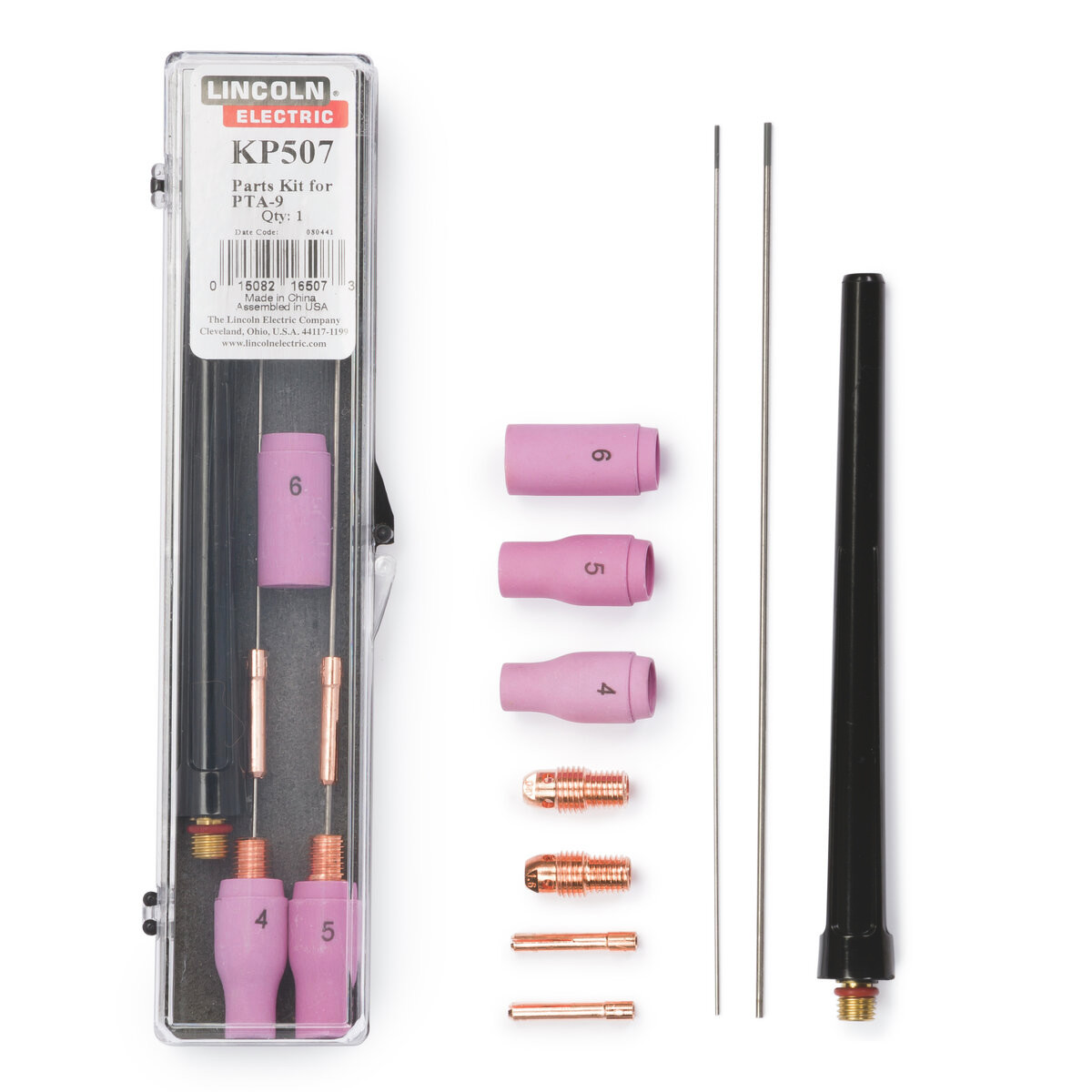 Lincoln Parts Kit for PTA-9 TIG Torch - KP507