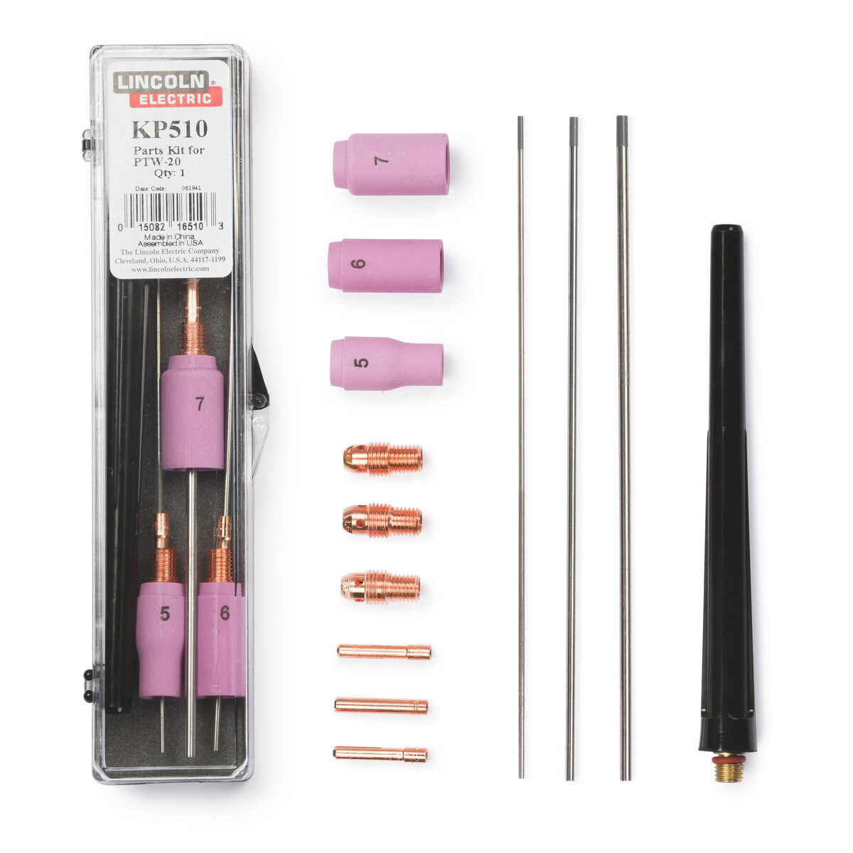 Lincoln Parts Kit for 20H-320 and PTW-20 TIG Torches - KP510