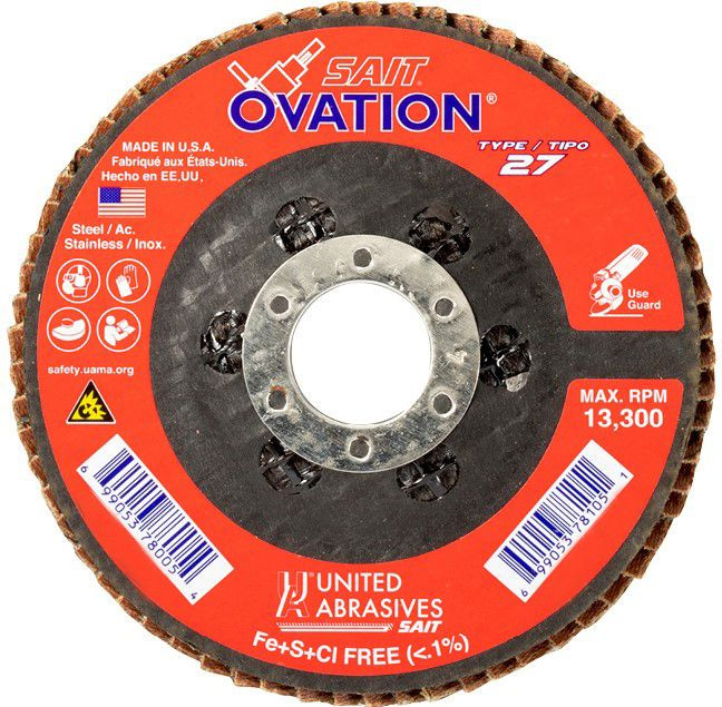 United AbrasivesSAIT 78148 Ovation® High Density Fiberglass Backed