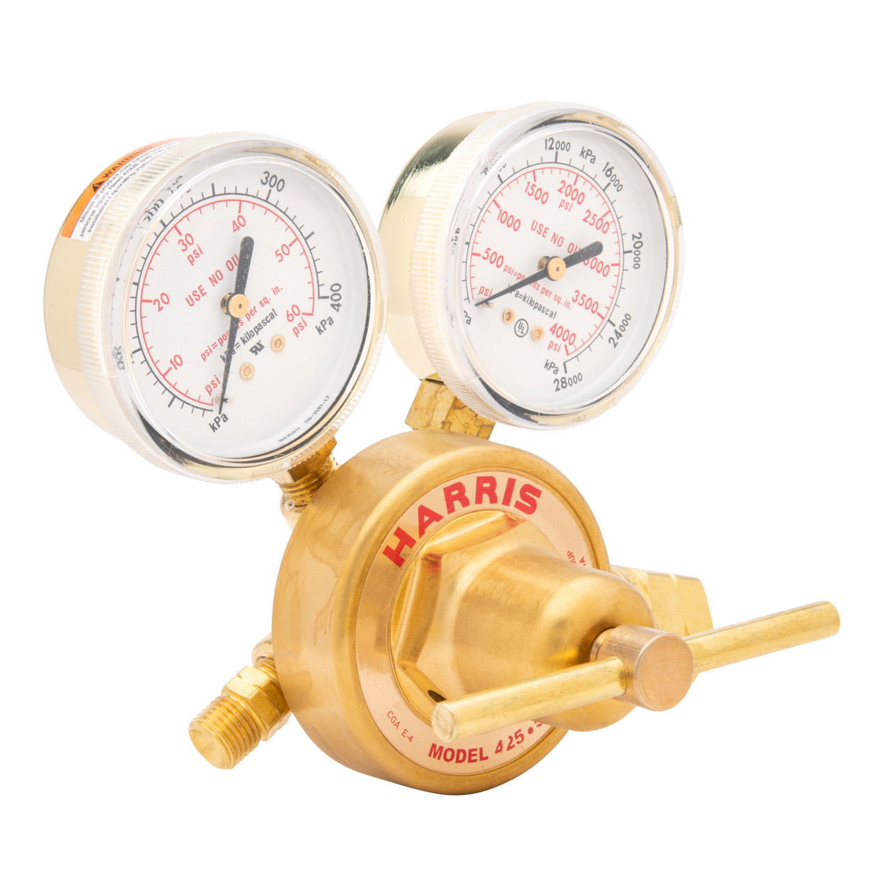 Harris Model 425 Hydrogen, Methane Single Stage Regulator 425-50A