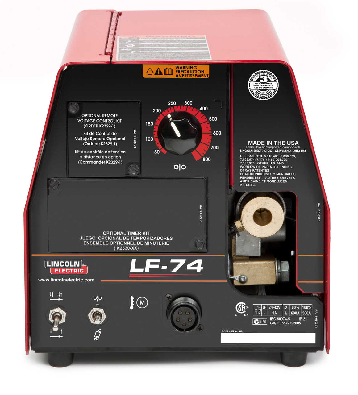 Lincoln LF-74 Heavy Duty Bench Model Wire Feeder - K2426-5