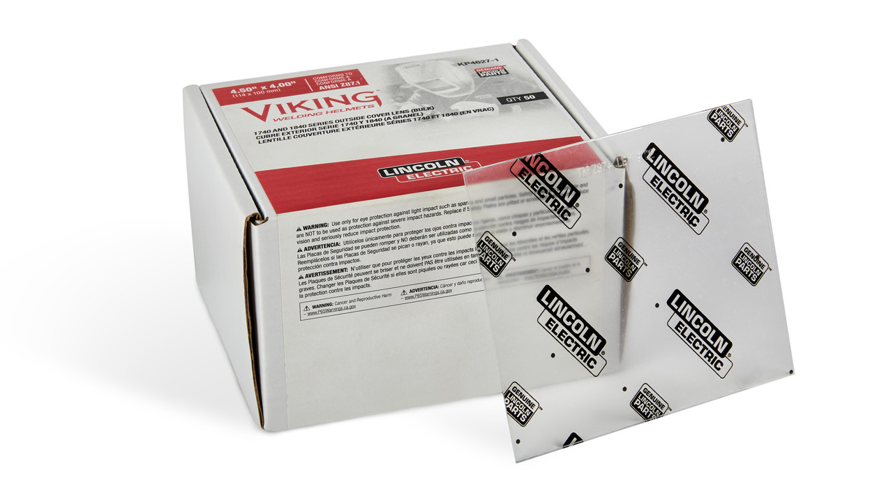 Lincoln Viking 1740/1840 Bulk Outside Cover Lenses - Box of 50