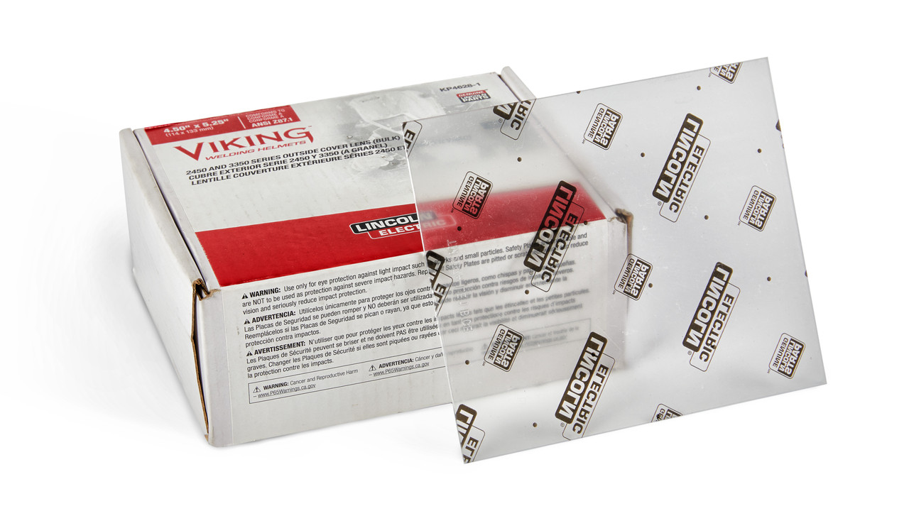 Lincoln VIKING 2450/3350 - Bulk Outside Cover Lenses - Box of 50