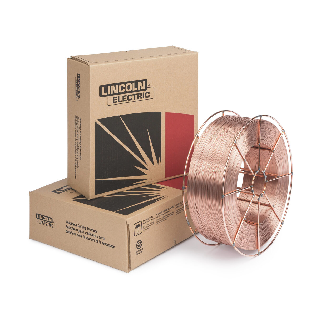 OSG　マルーン Lincoln SuperArc L-59 MIG (GMAW) Wire, 1/16 in, 44 lb Spool
