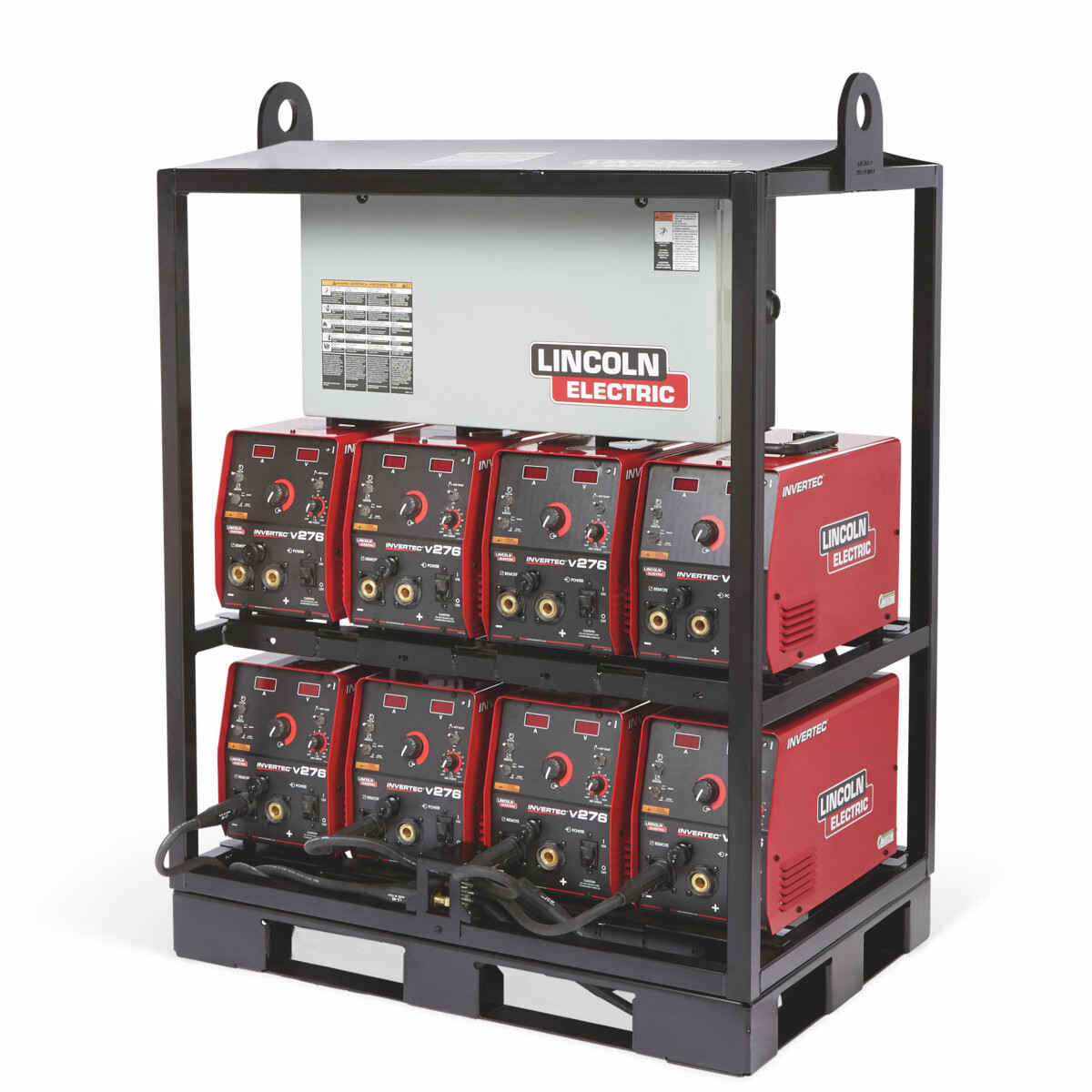 Lincoln Electric Invertec V276 8-Pack Rack