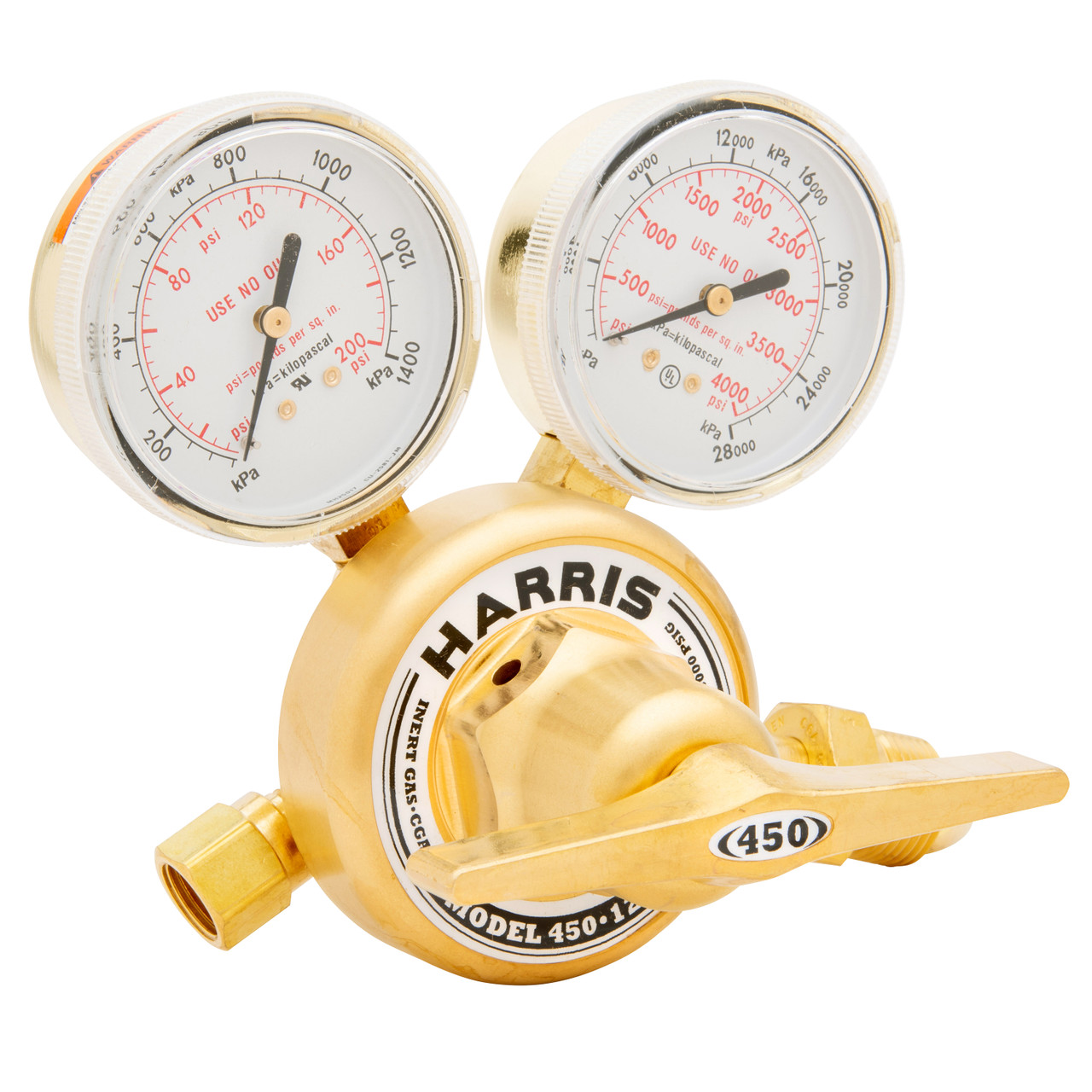 Harris Model 450-125-580 SS Diaphragm Single-Stage Pressure