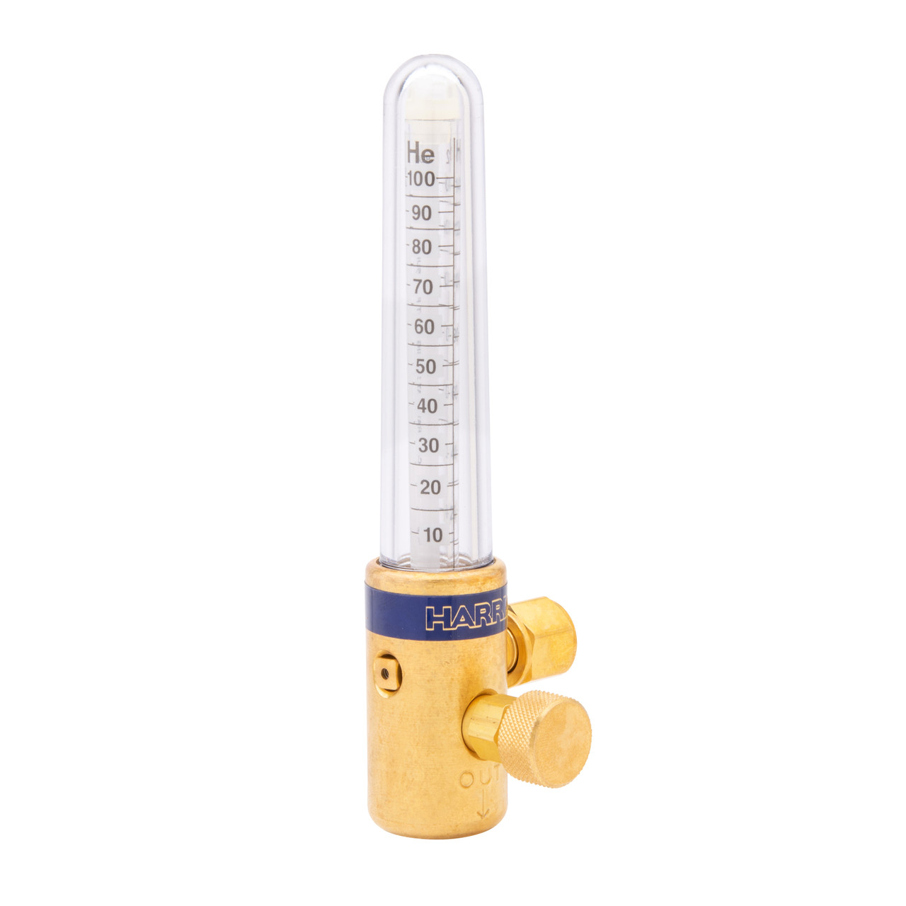Harris Model 55-2He/H2 90 9/16 in.-18 (F) Compensated Flowmeter