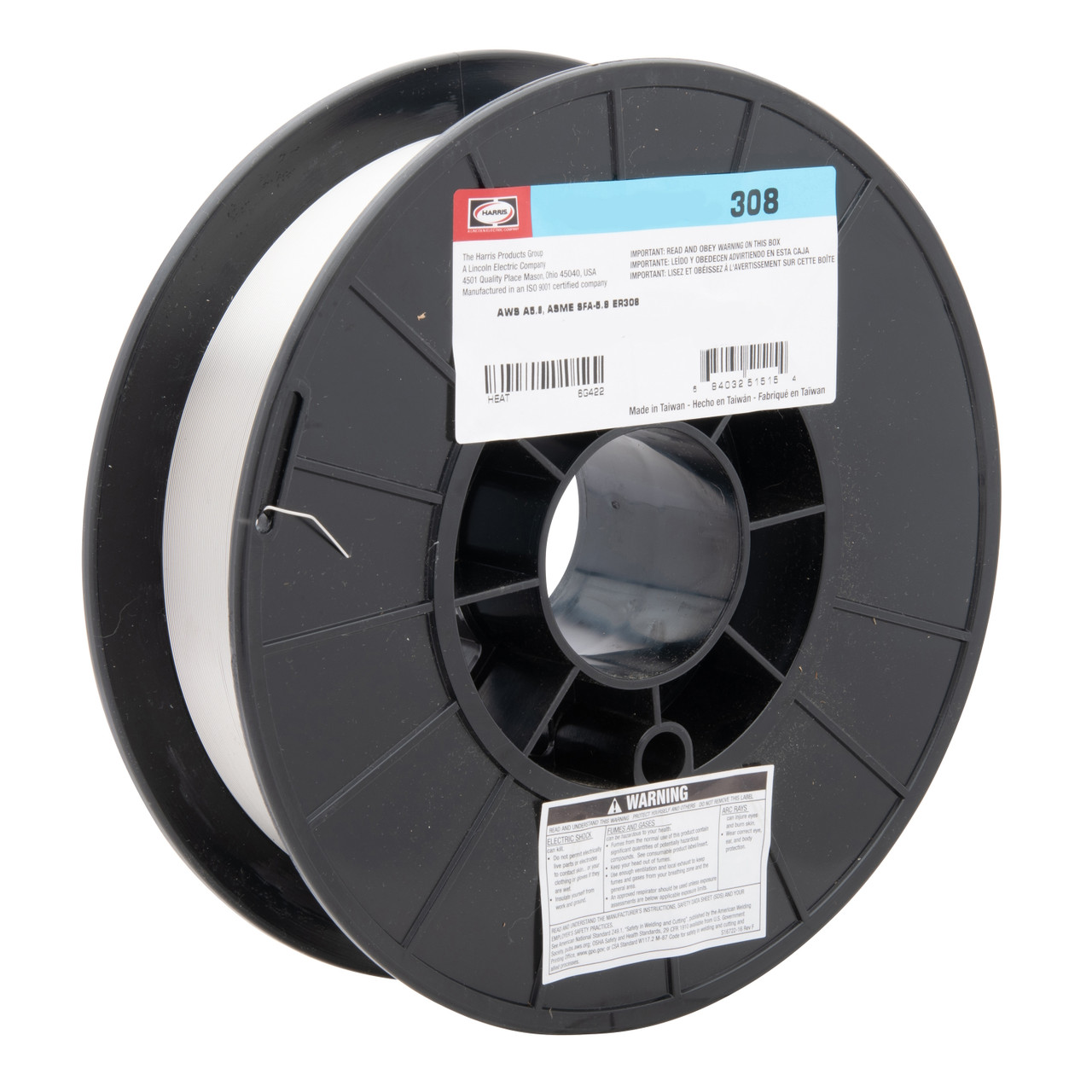 はみ Harris 308 Stainless Steel .035 x 25 lb. Spool MIG Welding Wire