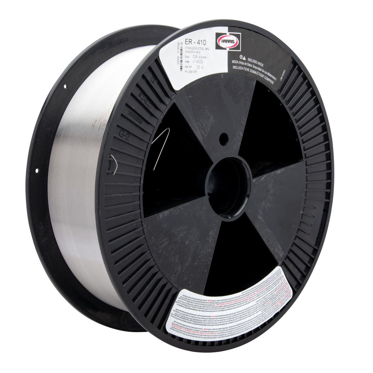Harris 410 Stainless Steel .035 x 25 lb. Spool MIG Welding Wire