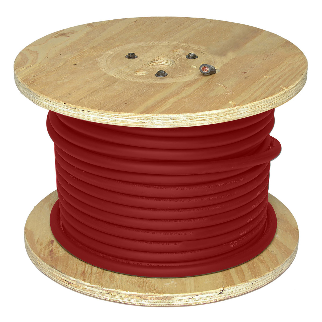A.W.A.232-RIGID サイズ38 Direct Wire Cable 2/0 Red Flex-A-Prene Welding Cable 50