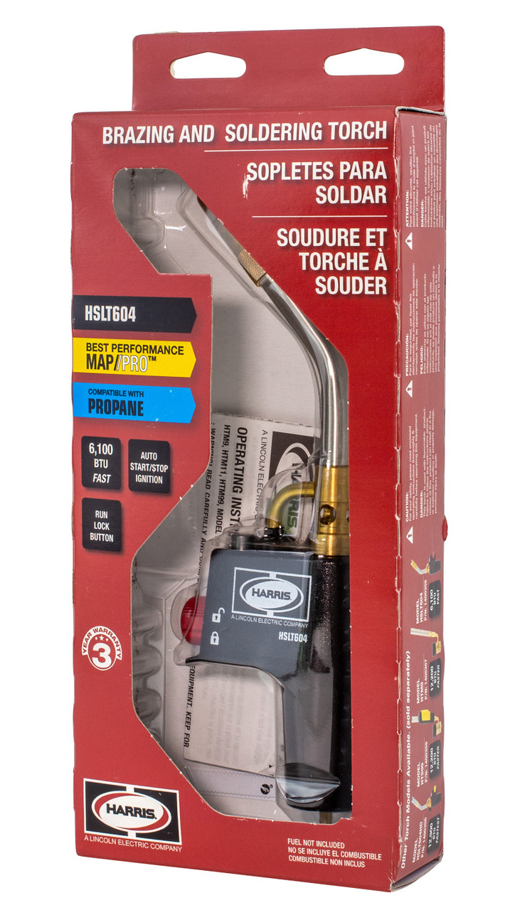 Harris HSLT604-HD Trigger Self-Lighting Air-Fuel Hand Torch 1400356