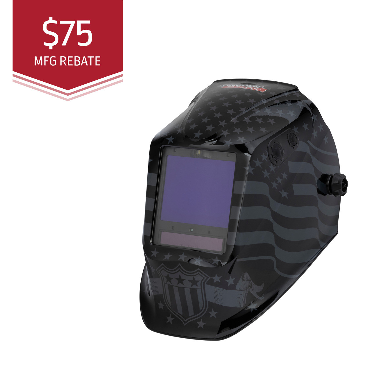 yamarchitect  Lincoln VIKING 3350 ADV Series Star Spangled Welding Helmet