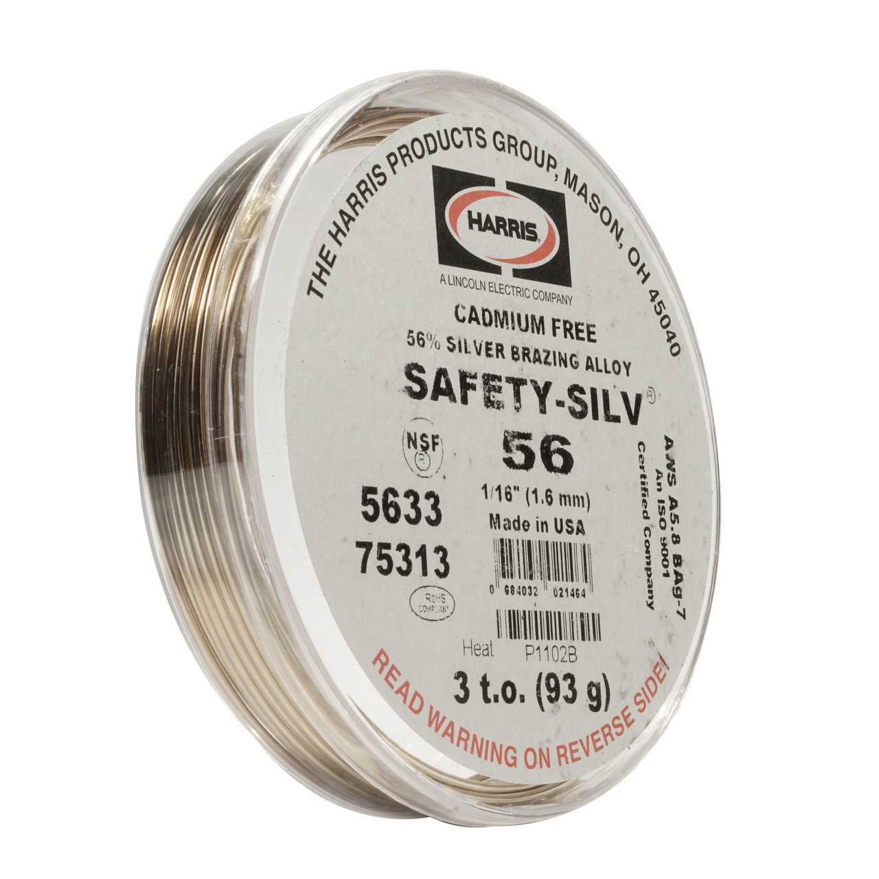 Harris Safety-Silv 56 1/16