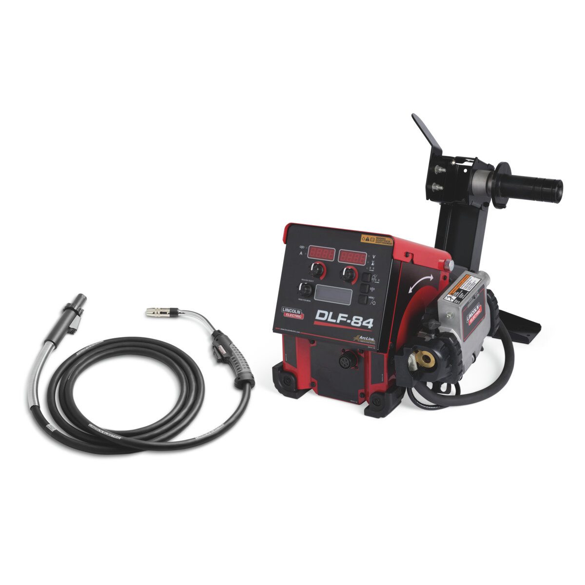 Lincoln DLF-84 Bench Model with Gun Wire Feeder Welder - K5287-3