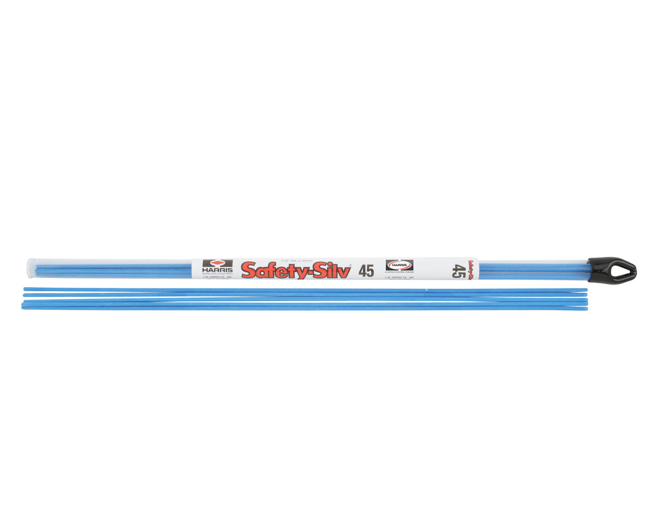 Harris Safety-Silv 45T 1/16" x 18" 15 toz High Silver Brazing Alloy ...