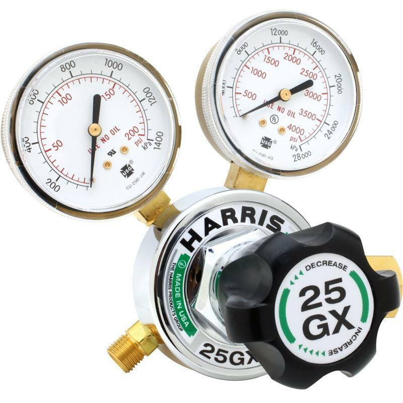 Harris Model 25GX Single Stage Oxygen Regulator 25GX145540