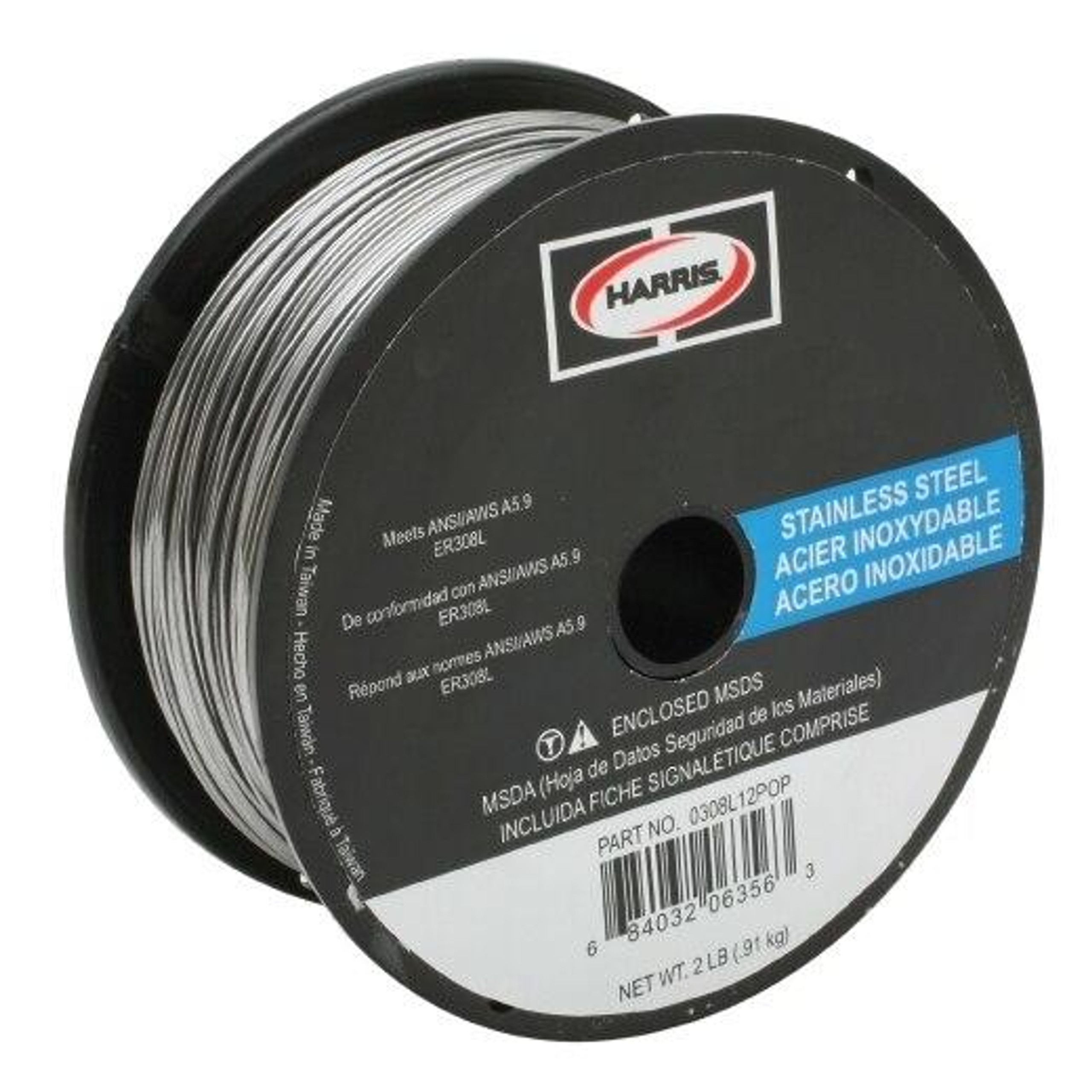 Harris 309L Stainless Steel Solid MIG Welding Wire .035 2 lbs