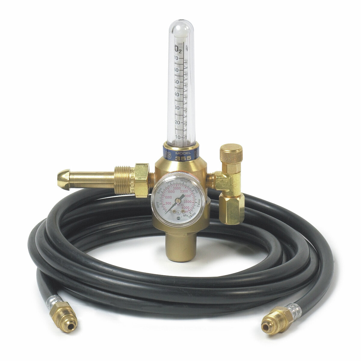 Lincoln Model 3552Ar58010 Flowmeter Regulator Shielding Gas Kit 3100211