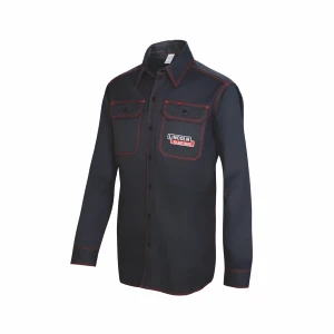 Lincoln Electric Signature Series Men's Black FR Welding Work Shirt - K6124