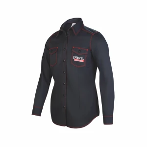Lincoln Electric Signature Series Women's Black FR Welding Work Shirt - K6124-W