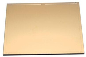Harris Shade 9 Welding Helmet Gold Filter Plate Lens 4.5 x 5.25