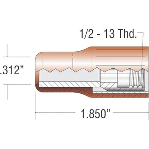 Profax 11-200 Insulated Nozzle 2" Stickout