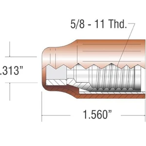 Profax 11-455 Insulated Nozzle 2" Stickout
