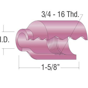 Profax 54N15 Alumina Cup 7/16