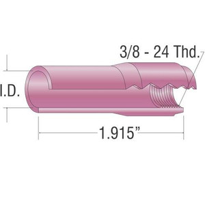 Profax A796F70 Alumina Cup .165 9-20-25 Series TIG Torch - 2 Pack Profax A796F70 Alumina Cup .165 9-20-25 Series TIG Torch - 2 Pack