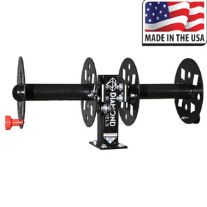 Diamond Lead Reels Heavy Duty 10 Side-By-Side Welding Lead Reel FBSS10BLK Diamond Lead Reels Heavy Duty 10 Side-By-Side Welding Lead Reel FBSS10BLK